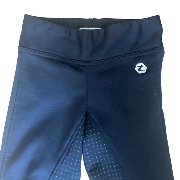 Horze Equestrian Junior Full Seat Fleece Tights JRS Sz 130 Riding Breech - Picture 8 of 9